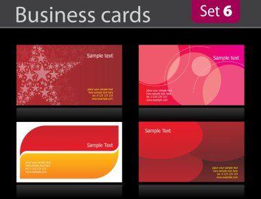 Business cards clipart