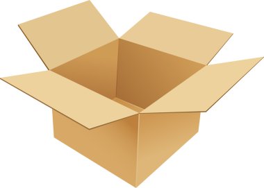 Cardboard Box clipart