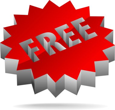 Ücretsiz e-ticaret simgesi