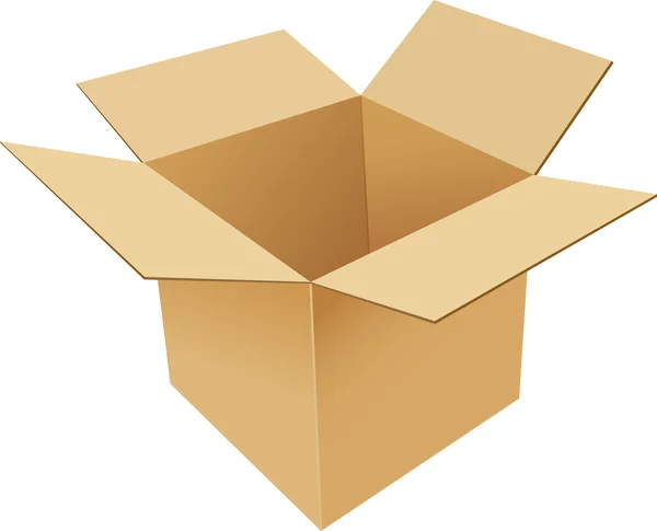 Karton kutu — Stok Vektör