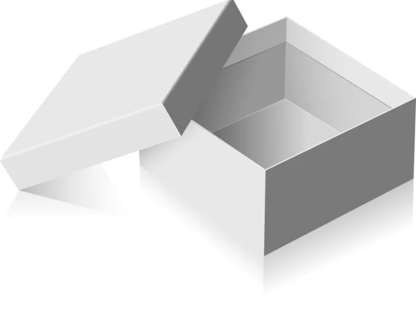 Graue Schachtel — Stockvektor