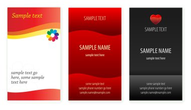 Business cards clipart