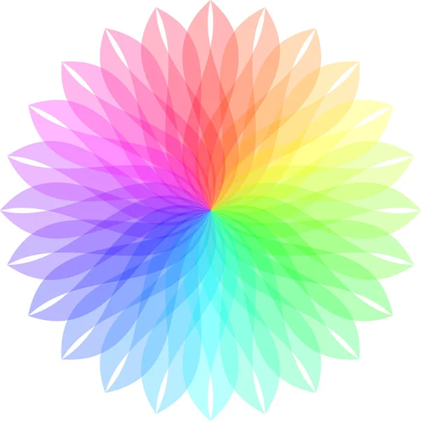Roue de couleur — Image vectorielle