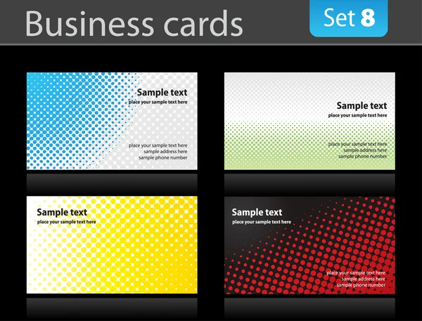 Επαγγελματικές κάρτες πρότυπα — Διανυσματικό Αρχείο