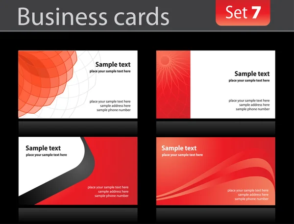 Business cards templates Stock Vector