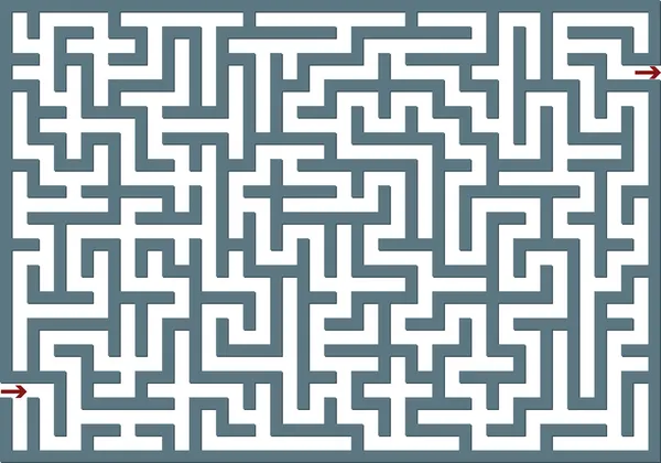 Graues Labyrinth — Stockvektor