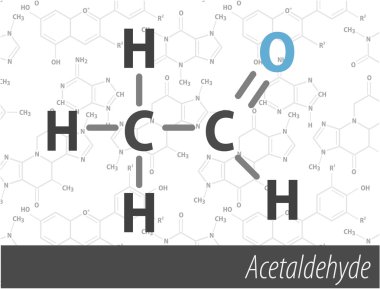 Set of chemistri orgnick formulas clipart