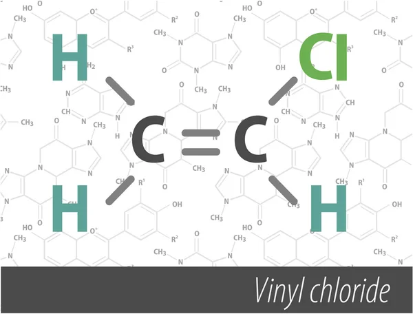 Chemistri orgnick formülleri kümesi — Stok Vektör