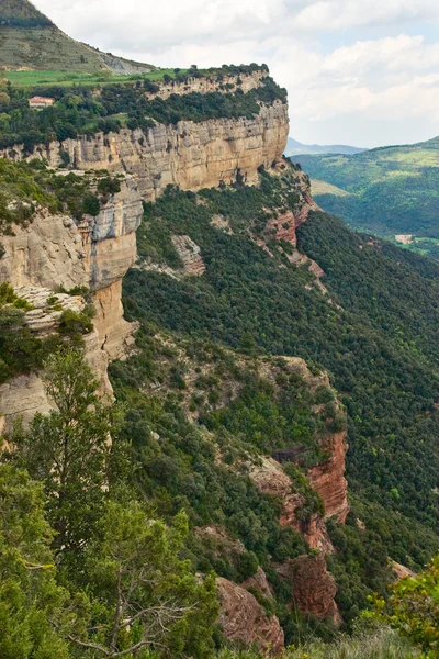 Tavertet, Katalonya kalker kayalıklardan — Stok fotoğraf