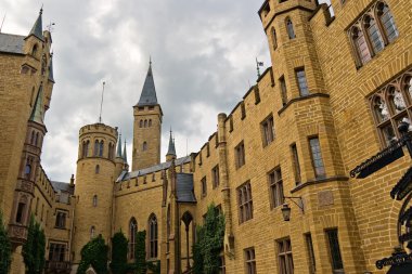 Hohenzollern castle in the Black Forest, Germany clipart