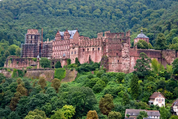 Вид на замок Гейдельберг — стокове фото
