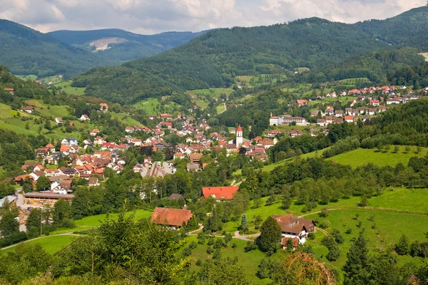 Tipico villaggio nella Foresta Nera, Germania — Foto Stock