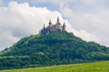 Hohenzollern castle in the Black Forest, Germany clipart