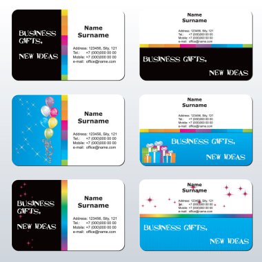 Business card clipart