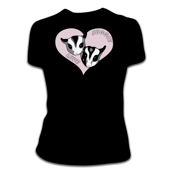 şeker planör sevgilisi için t-shirt