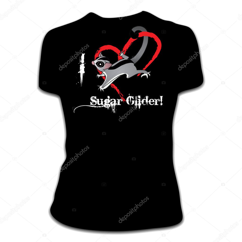 T-shirt for sugar glider lover