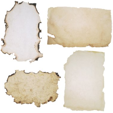 Old burnt paper clipart