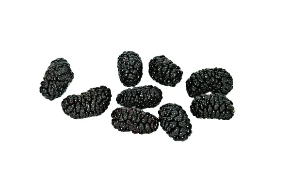 Schwarze Maulbeeren — Stockfoto