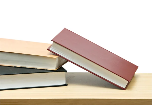 Bücher auf dem Schreibtisch — Stockfoto