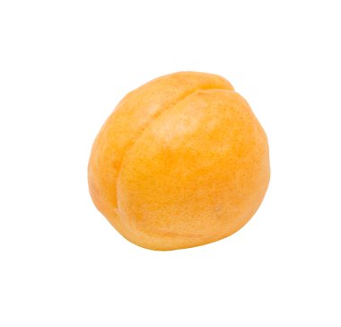 Apricot isolated on white background clipart
