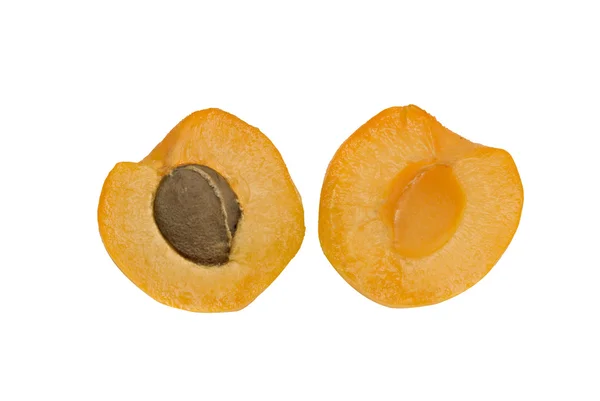 Apricot sections — Stock Photo, Image