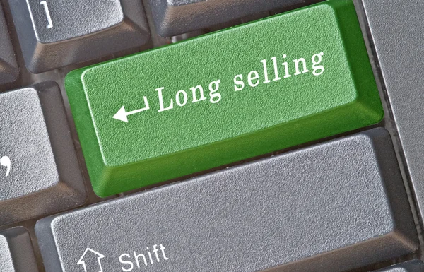 Hot key for long selling — Stock Photo, Image