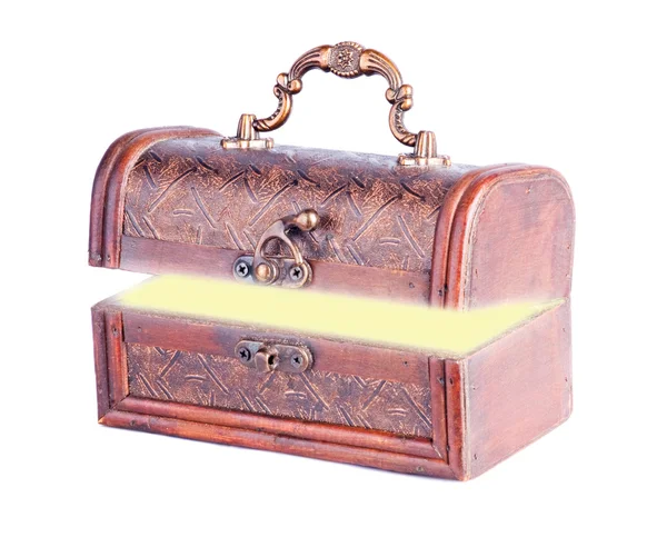 stock image Wooden treasure chest