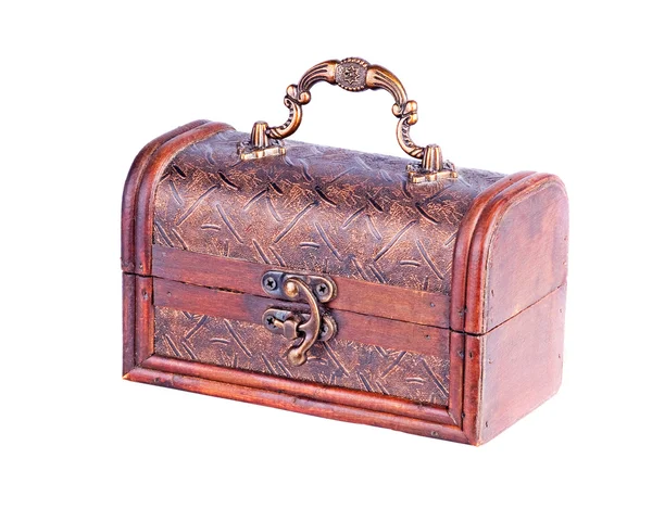 stock image Wooden treasure chest