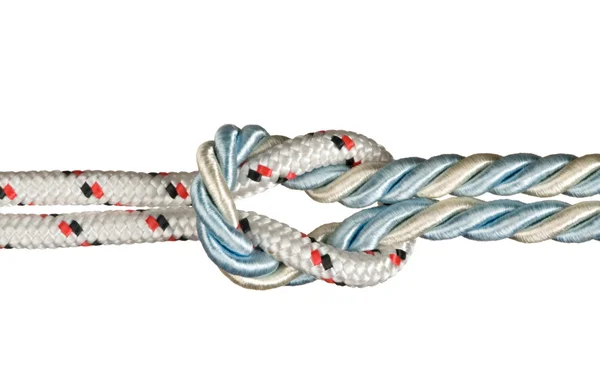 Cordes attachées avec noeud — Photo