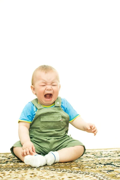 Malé dítě pláče — Stock fotografie