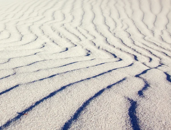 Schema del vento sulle dune di sabbia — Foto Stock