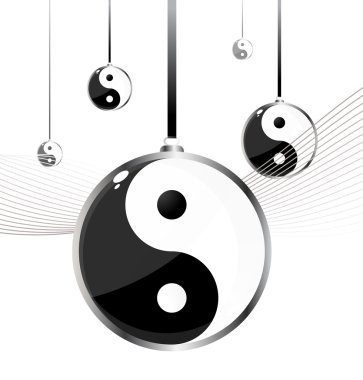 Yin Yang symbol clipart