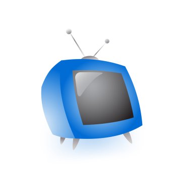 Retro tv clipart