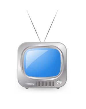 Retro tv clipart