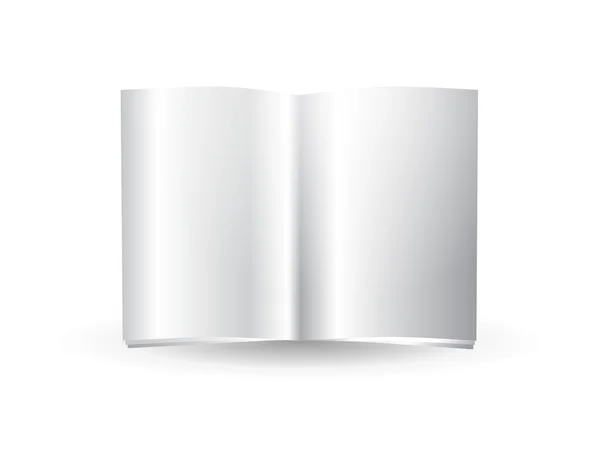 Magazine blanc brillant — Image vectorielle