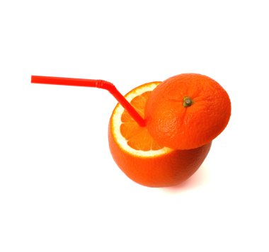 Orange drink clipart