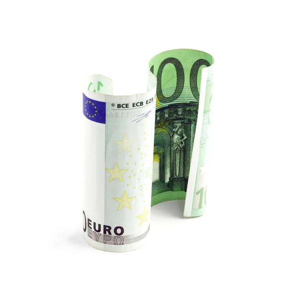 Jeden undred euro účet — Stock fotografie