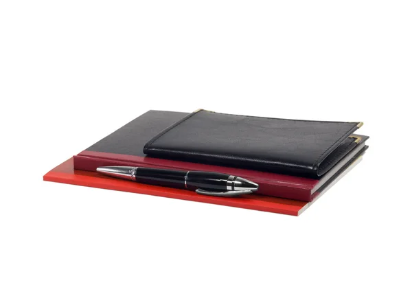 Notebooks and pen — Stock Photo, Image
