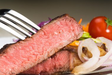 Beef ribeye steak clipart