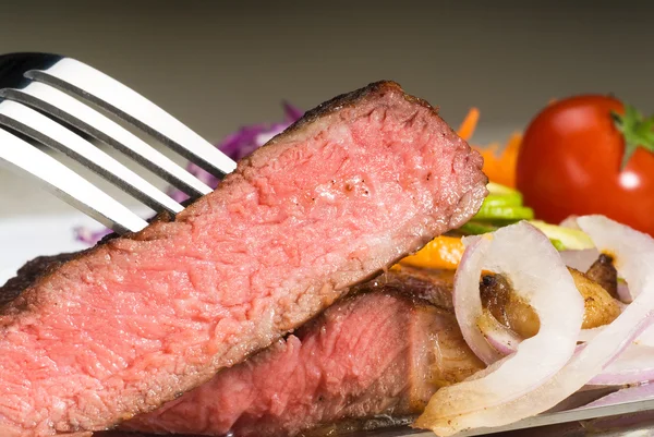 Hovězí ribeye steak — Stock fotografie