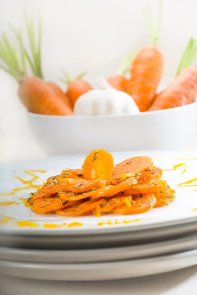 stock image Honey glazed carrots