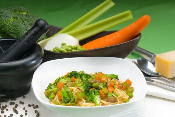 Vegetabiliska pasta — Stockfoto