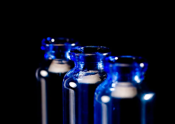 Stock image Blue vials