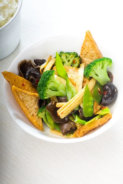 stock image Tofu beancurd and vegetables