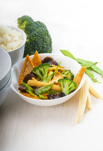 Stock image Tofu beancurd and vegetables