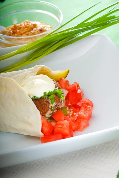 stock image Falafel wrap