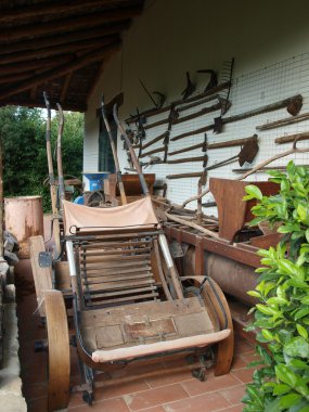 Old agricultural tools clipart