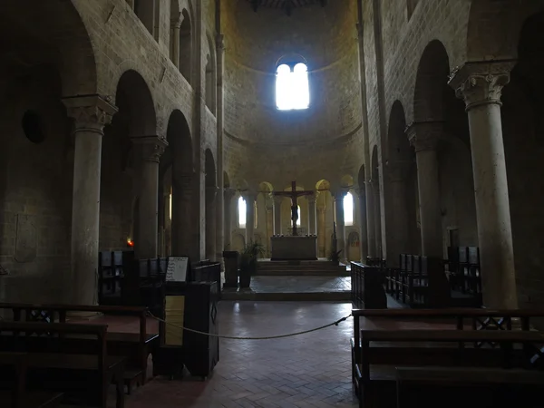 Sant Antimo Abdij bij Montalcino in Toscane, Italië — Stockfoto
