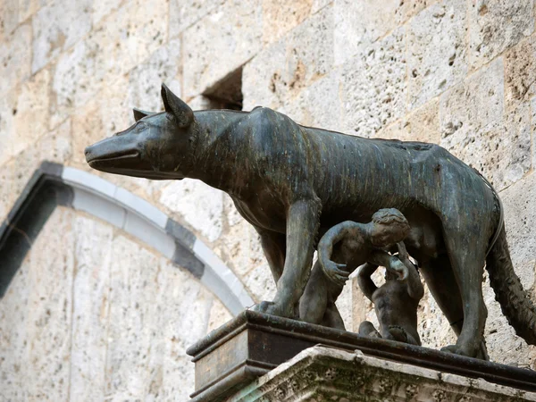 Siena - stadens emblem — Stockfoto