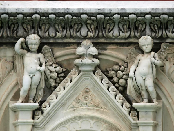 Siena - panel van de fonte gaia — Stockfoto